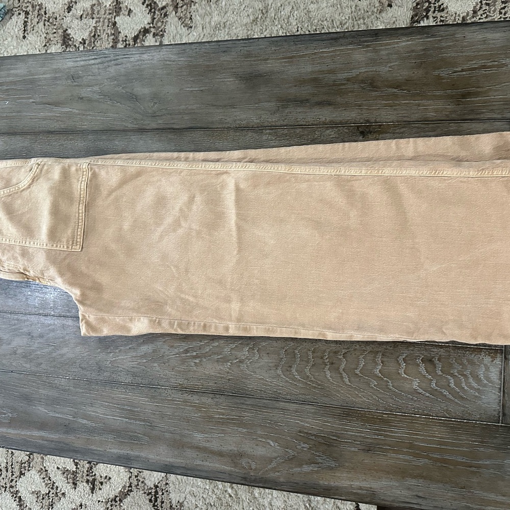 American Eagle Outfitters Tan Wide Leg Jeans - Picture 11 of 11